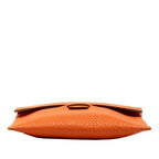 Hermes Amelie Crossbody Shoulder Bag Orange Togo — view 3