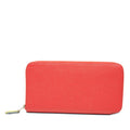 Hermes Azap Long Silk in Jmetz les Sangles Suspender Belt Wallet Red Veau