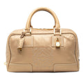 Loewe Anagram Amazona 28 Handbag Gold Leather
