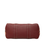 Hermes Garden Party MM Canvas Tote Pink Brown Toile — view 3