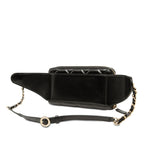 Chanel CC Logo Quilted 31 Rue Cambon Chain Wallet Belt Bag Black Lambskin — view 2