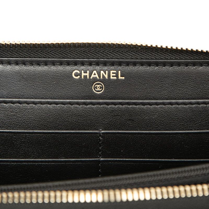 Chanel CC Logo Quilted 31 Rue Cambon Chain Wallet Belt Bag Black Lambskin — view 5
