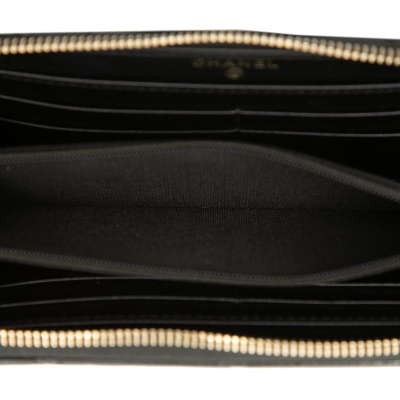 Chanel CC Logo Quilted 31 Rue Cambon Chain Wallet Belt Bag Black Lambskin — view 4
