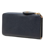 Louis Vuitton Portefeuille Comet L-shaped Zipper Wallet Blue Marine Navy — view 2