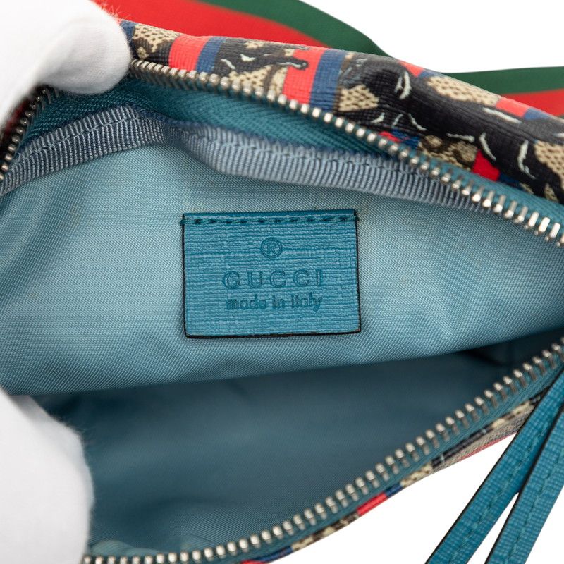 Gucci Children's GG Supreme Sherry Line Waist Bag Beige — view 6