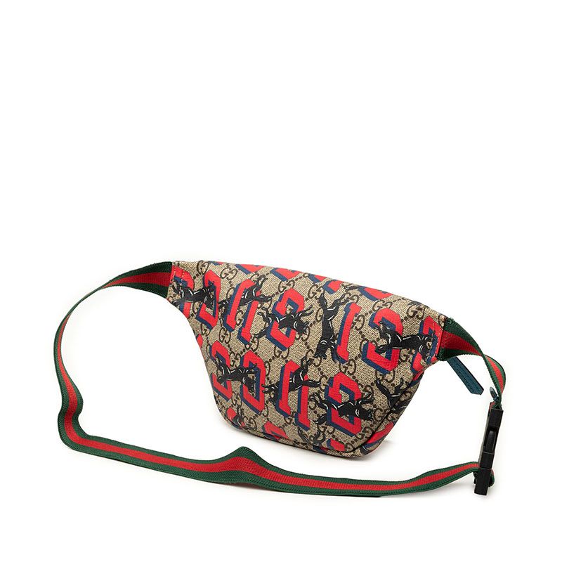 Gucci Children's GG Supreme Sherry Line Waist Bag Beige — view 2
