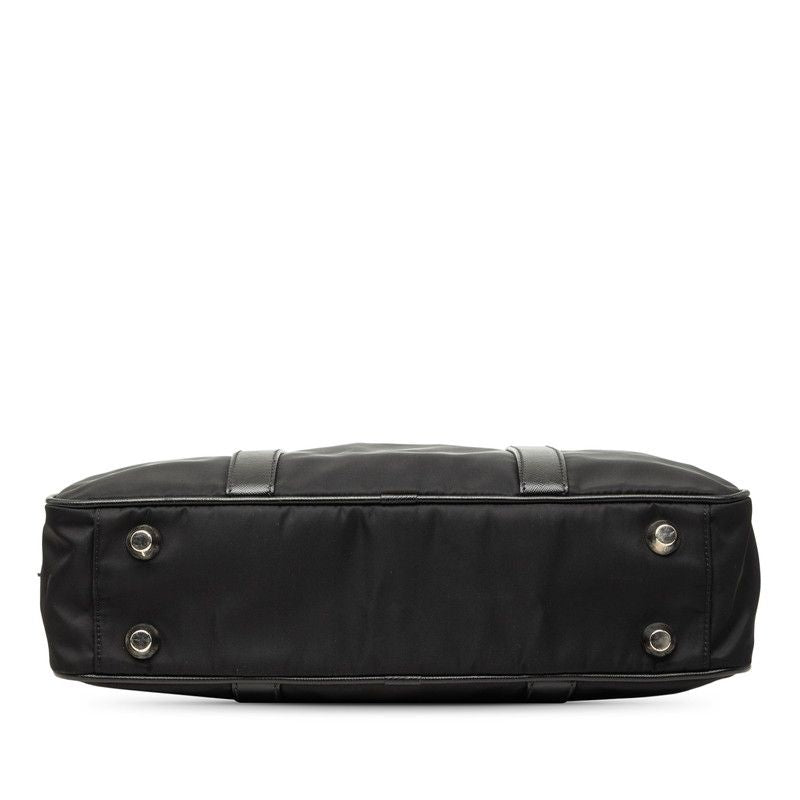 Prada Business Briefcase Black Nylon Leather — view 3