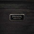 Prada Business Briefcase Black Nylon Leather — view 5