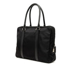 Prada Business Briefcase Black Nylon Leather — view 2