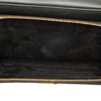 Dior Caro Double Pouch CD Logo Shoulder Bag 2-Way Black Leather — view 7