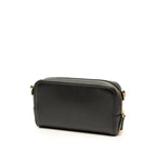 Dior Caro Double Pouch CD Logo Shoulder Bag 2-Way Black Leather — view 2