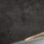 Dior Caro Double Pouch CD Logo Shoulder Bag 2-Way Black Leather — view 5