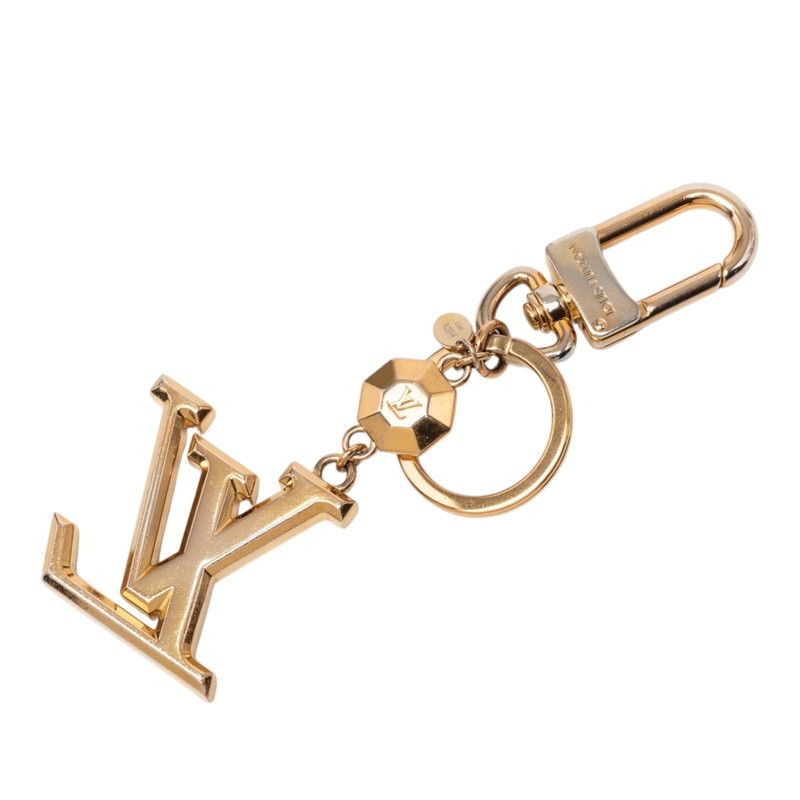 Louis Vuitton Porte Cles LV Facet Key Ring Key Case Key Holder Gold Plated — view 2