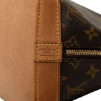 Louis Vuitton Monogram Alma PM Handbag Brown Leather — view 5