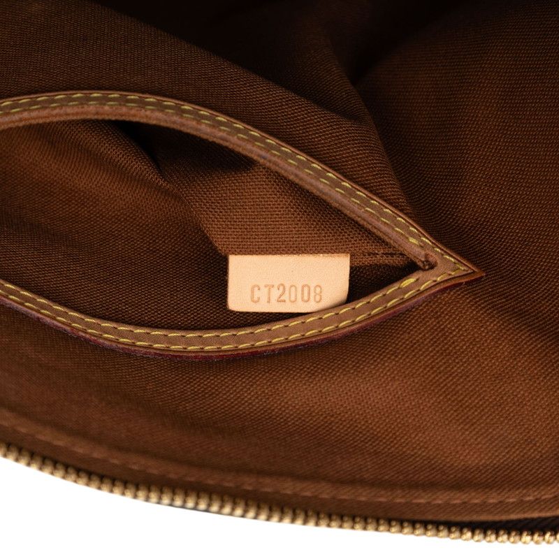 Louis Vuitton Monogram Alma PM Handbag Brown Leather — view 6