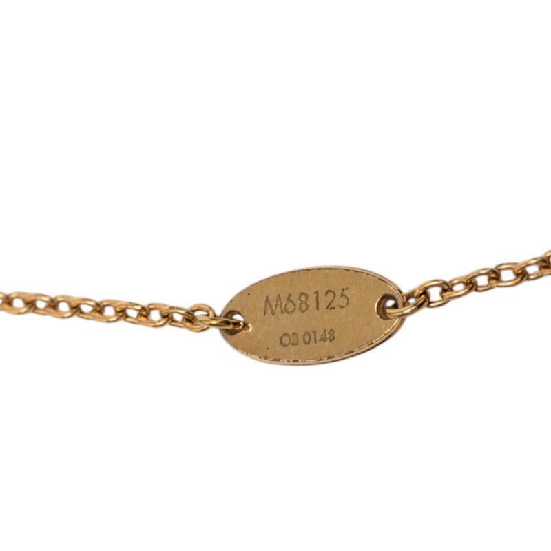 Louis Vuitton Monogram Flowerful Necklace Gold Plated — view 4
