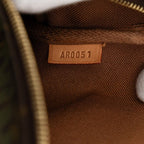 Louis Vuitton Monogram Graffiti Pochette Soir Shoulder Bag Pouch Brown Khaki — view 6