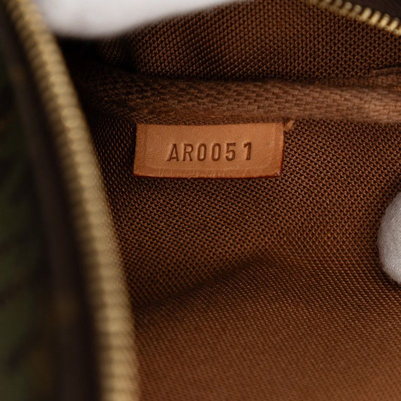 Louis Vuitton Monogram Graffiti Pochette Soir Shoulder Bag Pouch Brown Khaki — view 6