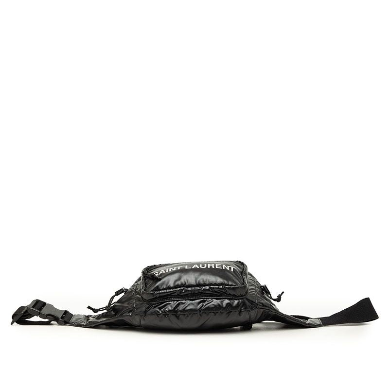 Saint Laurent Nuxx Waist Bag Black Nylon Polyamide — view 3