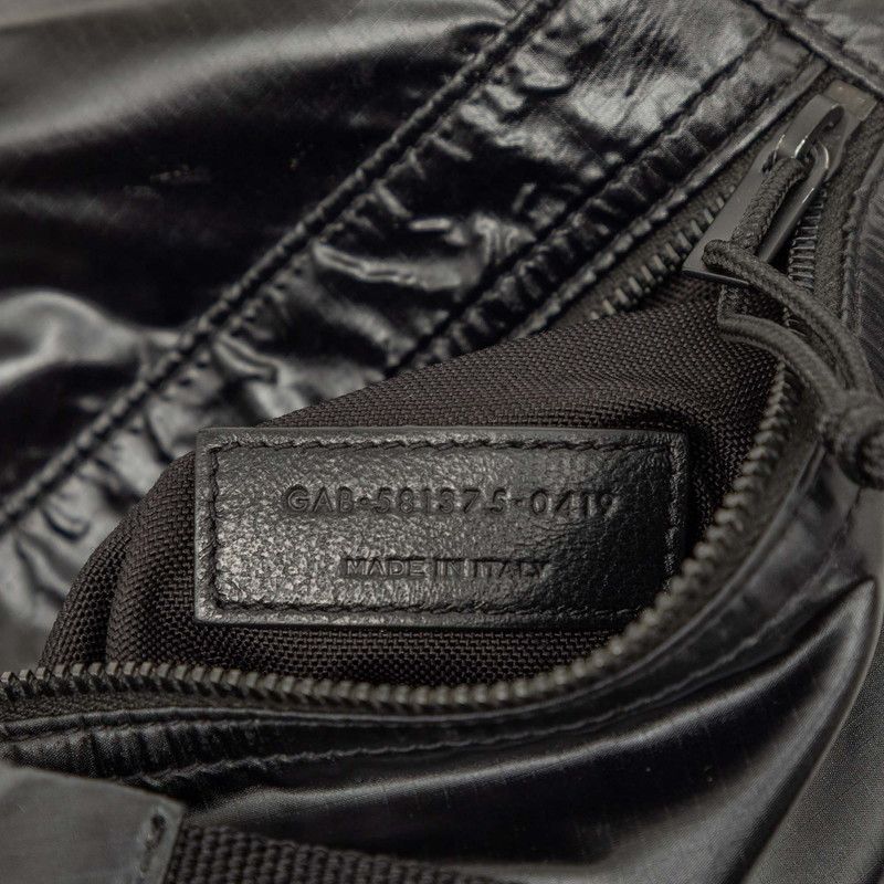 Saint Laurent Nuxx Waist Bag Black Nylon Polyamide — view 6