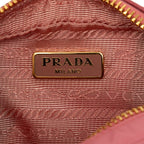 Prada Mini 2-Way Shoulder Bag Pink Saffiano Leather — view 5