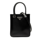 Prada 2-Way Shoulder Bag Black Leather
