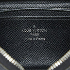 Louis Vuitton Damier Graphite Zippy Coin Purse Black Leather — view 8