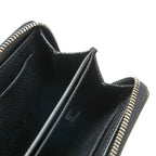 Louis Vuitton Damier Graphite Zippy Coin Purse Black Leather — view 7