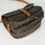 Louis Vuitton Saumur 35 Shoulder Bag Monogram Brown — view 2