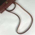 Hermes Herbag PM Handbag 2-Way Toile Officier Havana — view 8