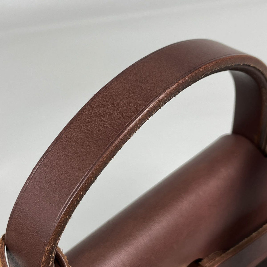 Hermes Herbag PM Handbag 2-Way Toile Officier Havana — view 7