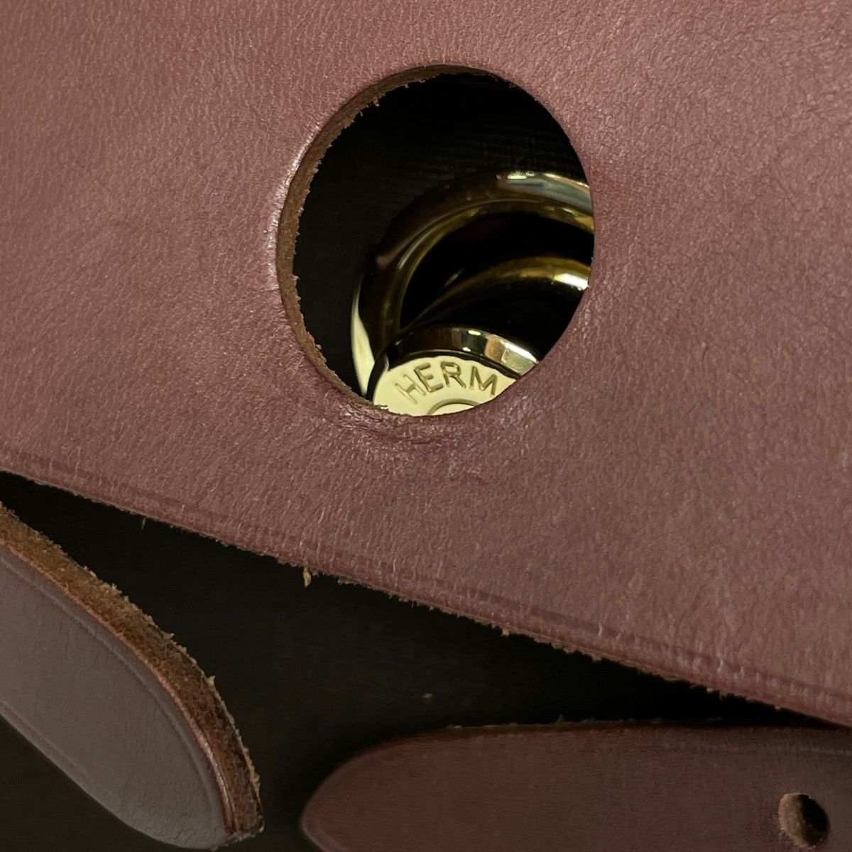 Hermes Herbag PM Handbag 2-Way Toile Officier Havana — view 5