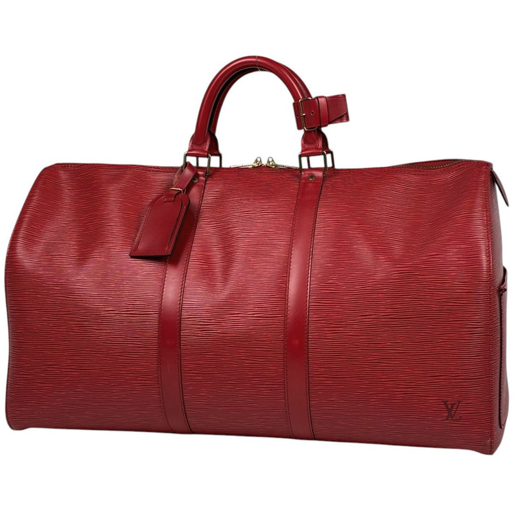 Louis Vuitton Keepall 50 Boston Bag Epi Castilian