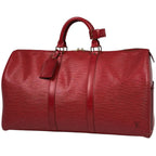 Louis Vuitton Keepall 50 Boston Bag Epi Castilian