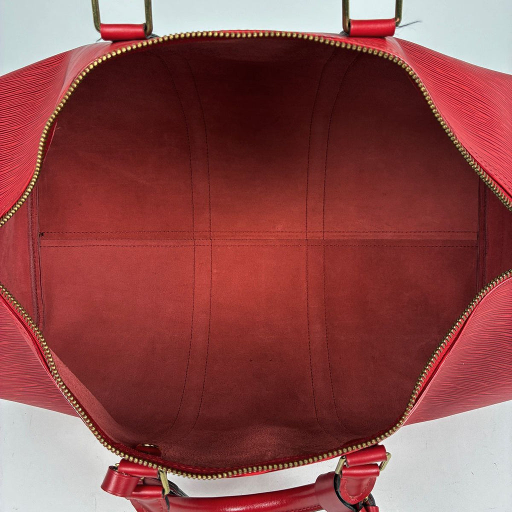 Louis Vuitton Keepall 50 Boston Bag Epi Castilian — view 8