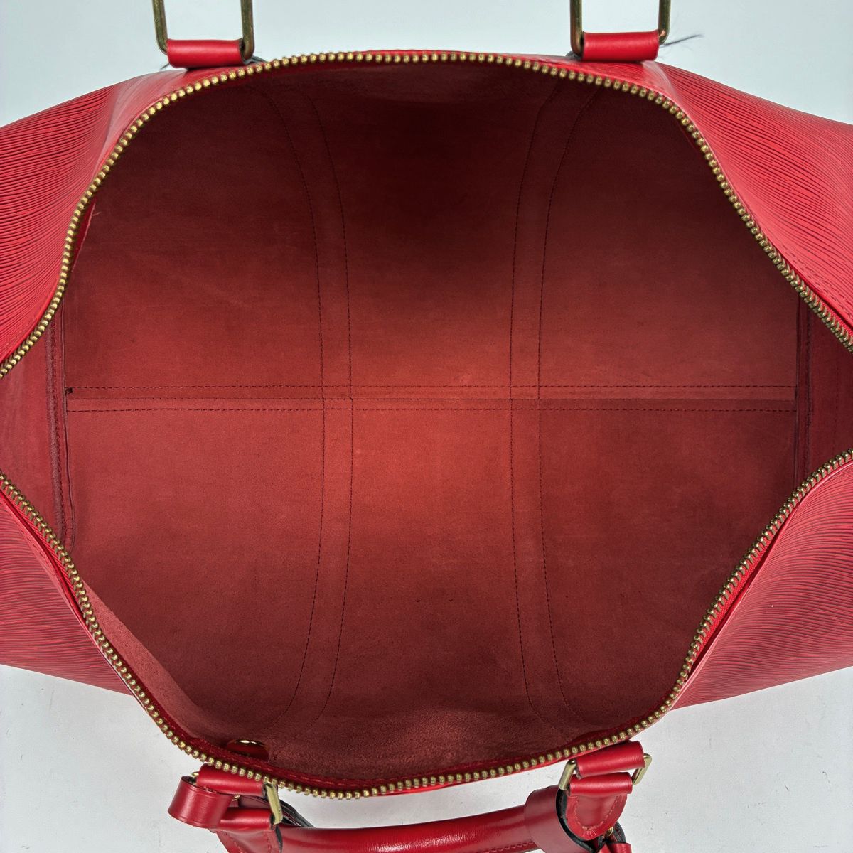 Louis Vuitton Keepall 50 Boston Bag Epi Castilian — view 8