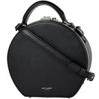 Saint Laurent Mika Box Handbag 2-Way Leather Black