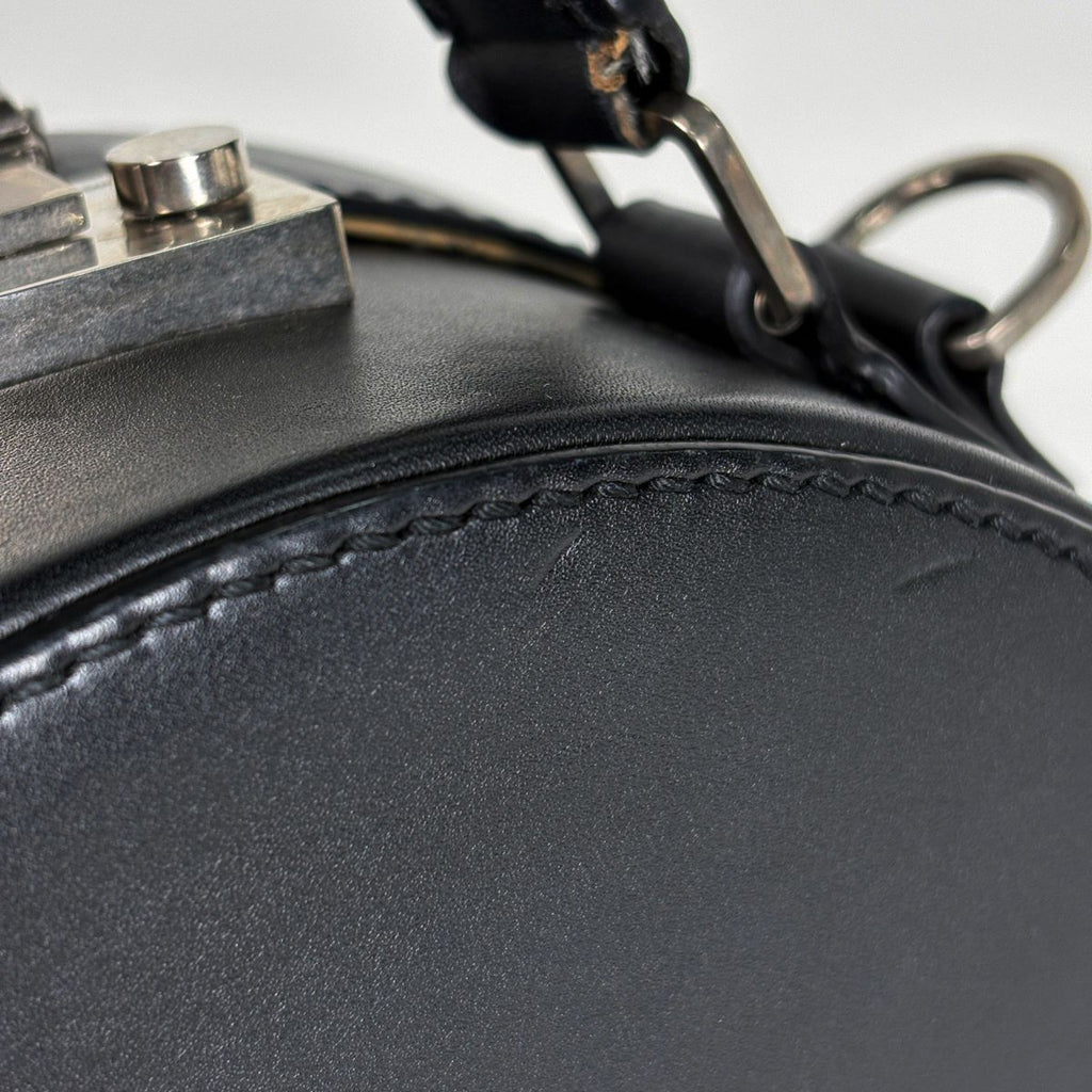 Saint Laurent Mika Box Handbag 2-Way Leather Black — view 5
