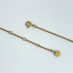 Fendi Necklace Round Rhinestone Gold — view 3