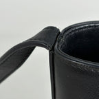 Celine Small Bucket Cuile Triomphe Shoulder Bag Leather Black — view 6