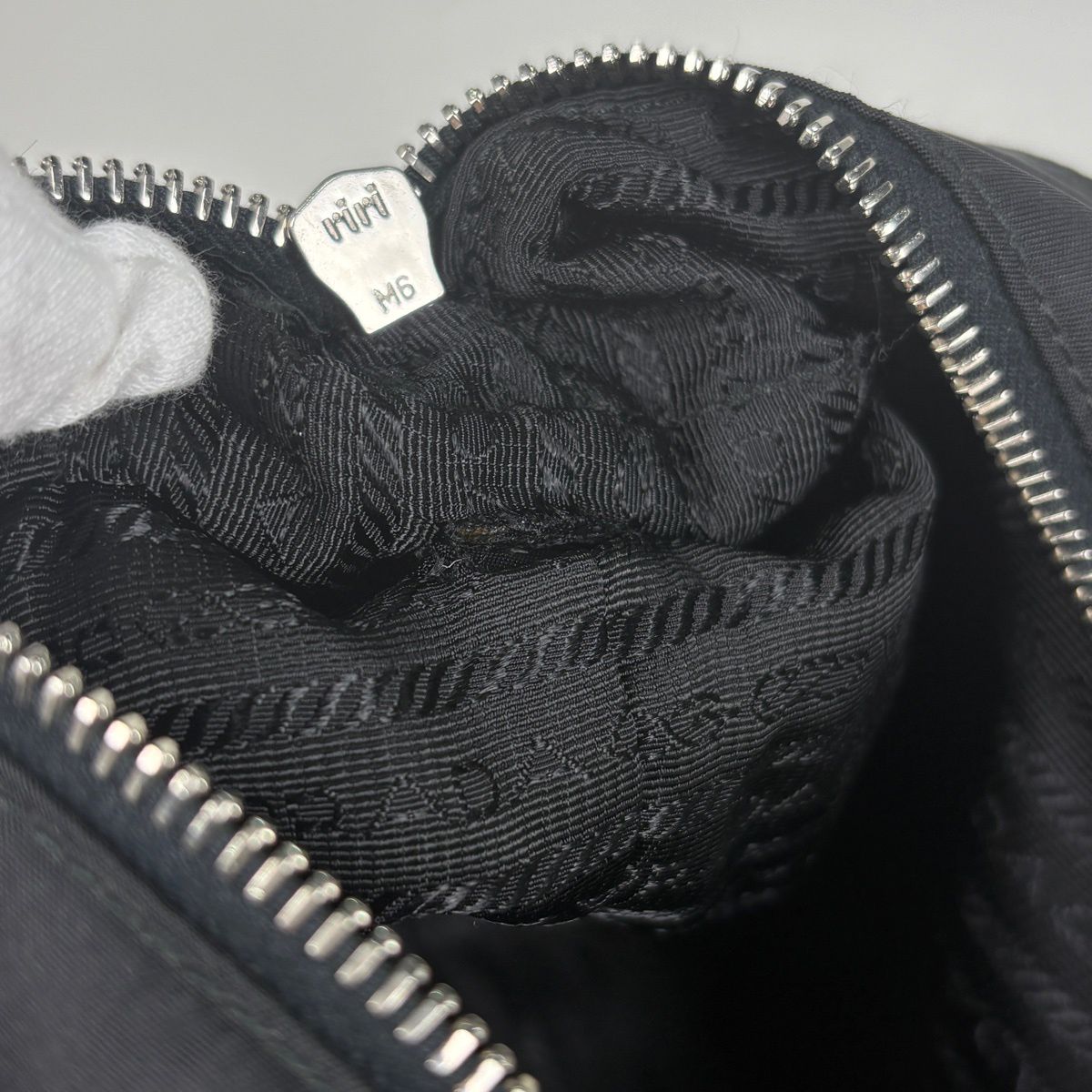 Prada Handbag 2-Way Nylon Black — view 5