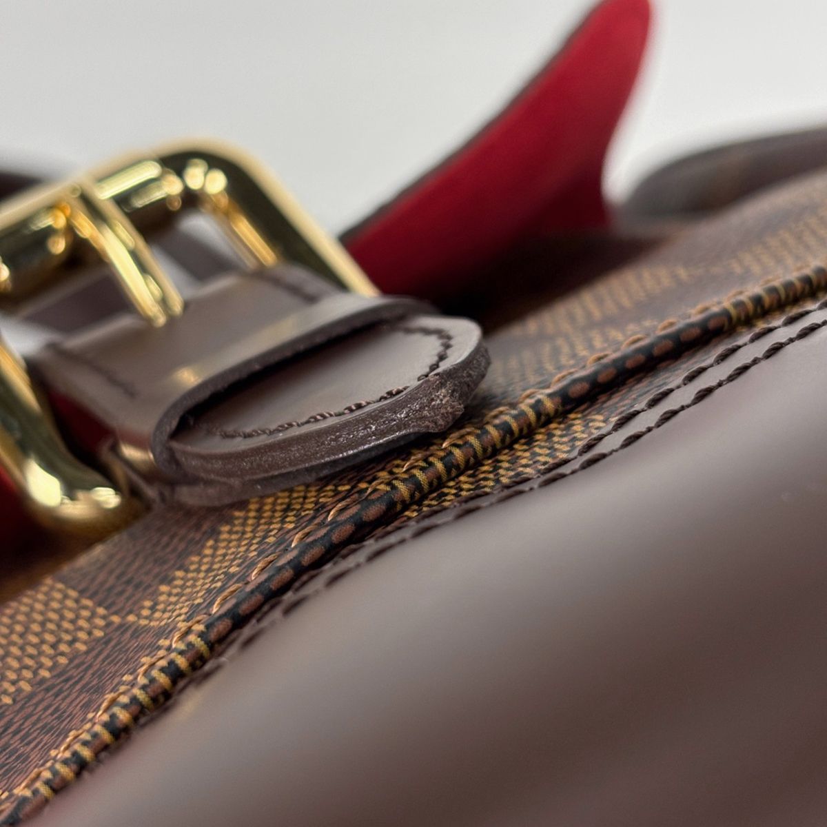 Louis Vuitton Knightsbridge Handbag Damier Brown — view 6