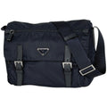 Prada Shoulder Bag Tessuto Nylon Blue