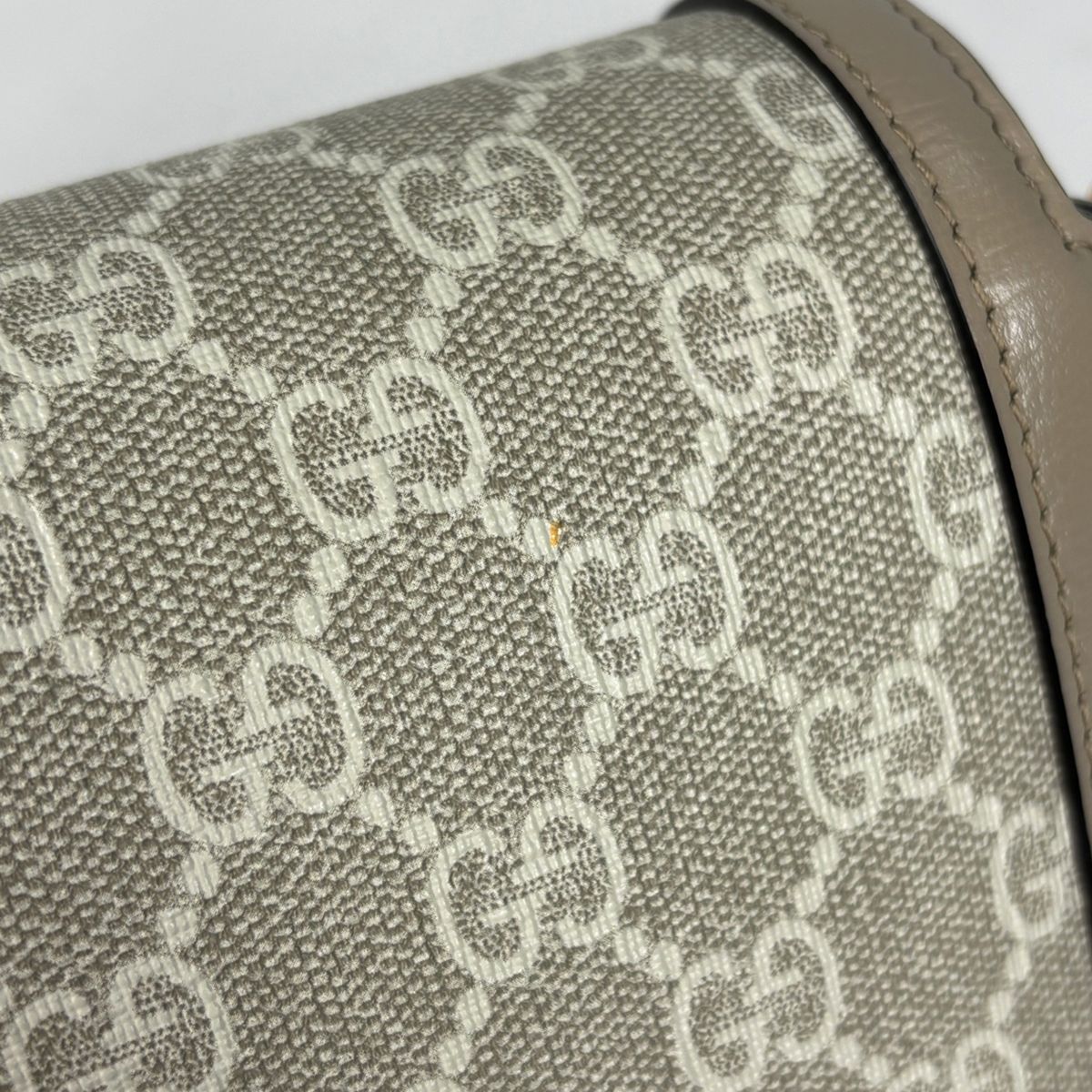 Gucci Handbag Horsebit 2-Way GG Supreme Beige — view 4