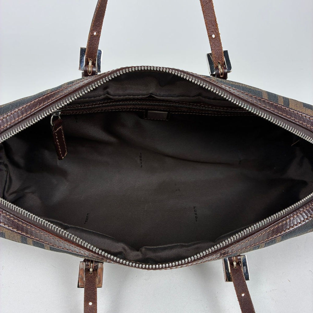 Fendi Handbag Zucca Pattern Canvas Brown — view 6