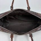Fendi Handbag Zucca Pattern Canvas Brown — view 6