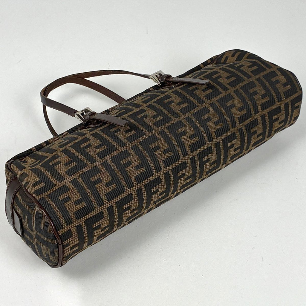 Fendi Handbag Zucca Pattern Canvas Brown — view 2