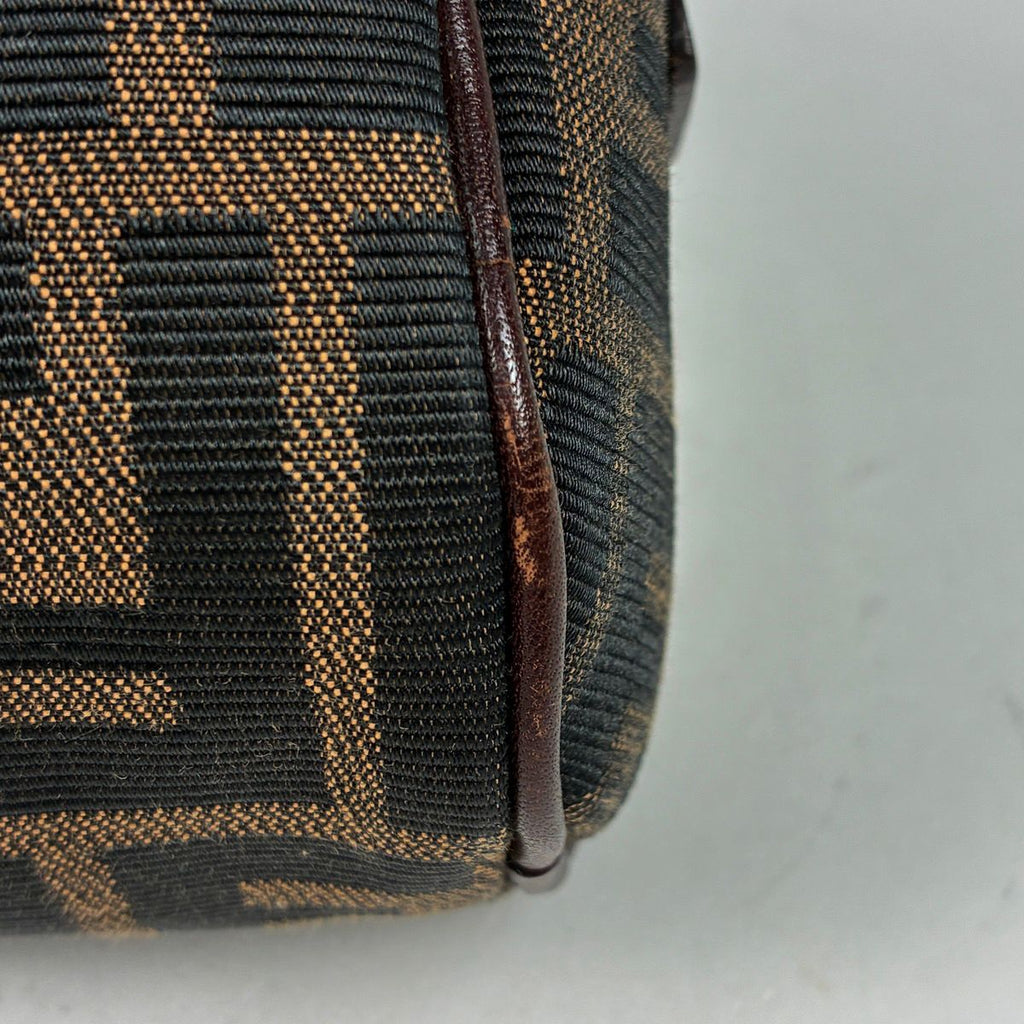 Fendi Handbag Zucca Pattern Canvas Brown — view 3