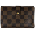 Louis Vuitton Porte-Monnaie Biet Viennois Bifold Wallet Kiss Lock Damier Brown