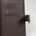 Louis Vuitton Porte-Monnaie Biet Viennois Bifold Wallet Kiss Lock Damier Brown — view 5